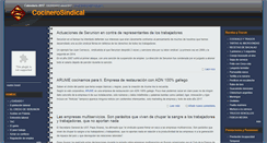 Desktop Screenshot of cocinerosindical.com